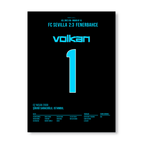 Volkan hält 3 Elfmeter und führt Fener ins CL Viertelfinale 2008 Fußball Poster mit Rahmen